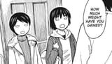 koiwai_how_much_weight_have_you_gained_fuuka_hiwatari_oval_eyes_no_pupils_open_mouth