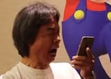 Kojima screams at phone