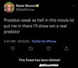 a real predator