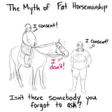 fatphobic horse