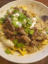 Beef Stroganoff