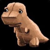 distressed dinosaur