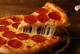 delicious-cheese-pizza-slice-with-pepperoni-hot-italian-traditional-meal-on-wooden-board-for-tasty-lunch-or-dinner-photo