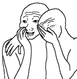 cis girls laughing