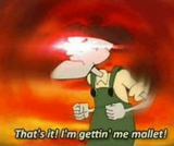 Gettin me mallet