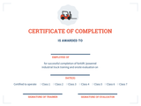 Forklift-Certification-Template
