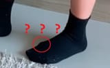 man feet