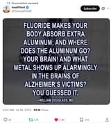 fluoride aluminum brain