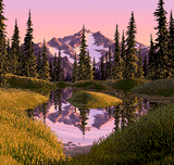 Mark Ferrari&#039;s Mirror Pond - Afternoon