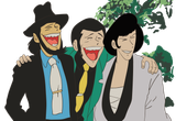 three blokes laughing