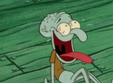 Laughing Squidward
