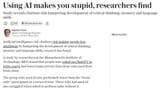 ai stupid