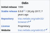 Screenshot 2025-06-18 at 18-08-00 Odin (code conversion software) - Wikipedia