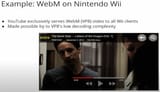 vp8 webm nintendo wii