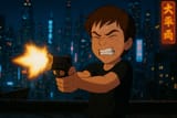 20250619_0931_Animated Cyberpunk Rooftop Standoff_simple_compose_01jy49h6yyftd9cq83p3vae8zf