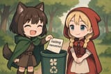 20250620_1957_Chibi Characters Forest Scene_simple_compose_01jy77qb4tfb3awkpa23m7fab1