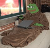 pepe neet apocalypse comfy blanket