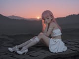 1240001-close up photograph of long hair, messy-cuteMix1-15