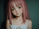 1737002-close up photograph of long hair, messy-cuteMix1