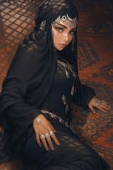 20250623_0331_Arabian Elegance on Kilim_remix_01jyd6gb36fygt6rznvrw0sa2h