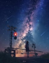 desktop-wallpaper-milky-way-emotion-night-sky-traffic-lights-night-sky-stars-anime-girl-alone-outdoors-background-mocah