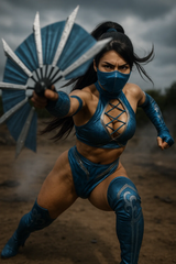 kitana battle pose
