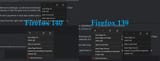 Firefox 139 140 Linux context menu