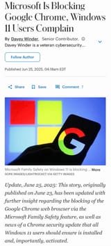 chrome is down