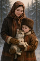 20250626_2035_Mother, Daughter, Pup_simple_compose_01jypr7vjve82ssfvytw76krfy