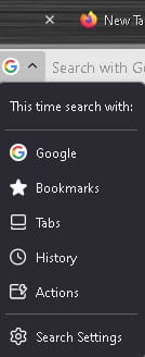 Gay Firefox Update Search Bullshit