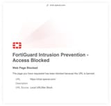 Fortinet-FortiGate-Banned-URL-Block-Page