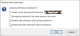 Disable BitLocker automatic device encryption