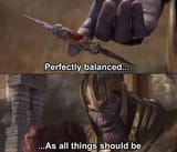 perfectly balanced