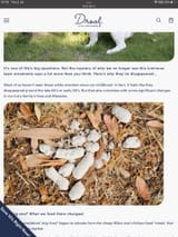 Why you don’t see white dog poo anymore – Drool by Dr. Chris Brown