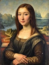 Maylisa painting from Louvre