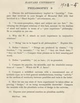 harvard philosophy