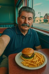 20250706_1739_Stalin&#039;s Modern Diner Selfie_simple_compose_01jzgtt8nzf86t4hsbbgtjykb4