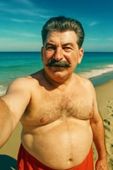 20250706_2140_Stalin&#039;s Beach Selfie_simple_compose_01jzh8kxe3erprfmnjxk5pt9ae