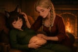 20250709_1558_Cozy Fireplace Companionship_simple_compose_01jzqqjgdpees8hn10btj1t1vg