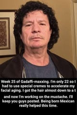 Gaddafi-maxxing
