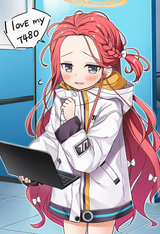 [[[[[[[[art by yukino minato]]]]]]]], yuzu (blue archive), full body, holding bl s-2491881752