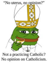 catholic frog