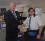 office handshake