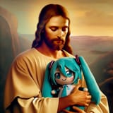 jesus miku plushie dalle unk gen