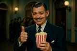 20250715_0905_Clark Gable Popcorn Thumbs-Up_simple_compose_01k07312x3egsbetc6xjbyhk7s
