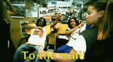 to the wall