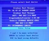 Boot Menu 2 UEFI 未裝 Windows