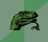 thinking dinosaur