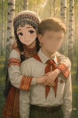 20250720_0140_Cultural Embrace in Birch Forest_simple_compose_01k0jgv0z0ey38svh4xcd0rj44