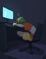 gumi sitting pc waiting gen ComfyUI 2025-04-11-08_00072_